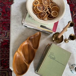 Vintage wooden “woods of Honolulu” tray
